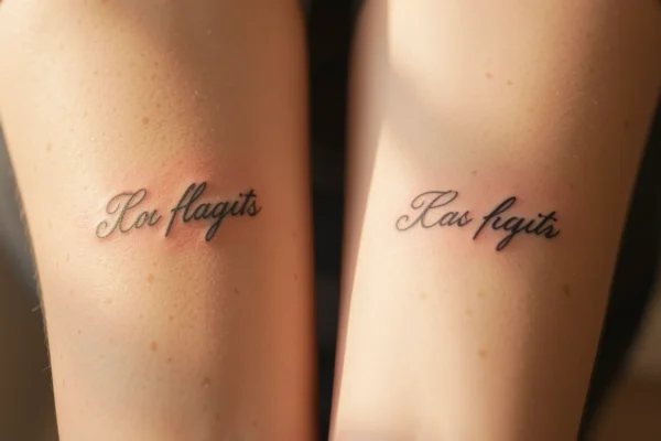 21 Inspiring Matching Always and Forever Tattoos to Honor Your Journey