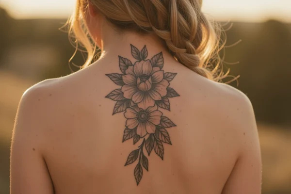 35 Minimalist Large Back Tattoos Every Woman Will Love