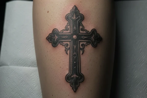 25 Soulful Traditional Cross Tattoos with Hidden Meaning