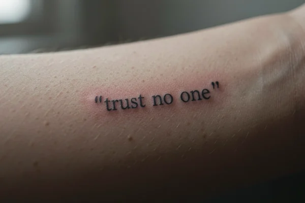 Looking for Small Trust No One Tattoos? Here Are 7 Ideas