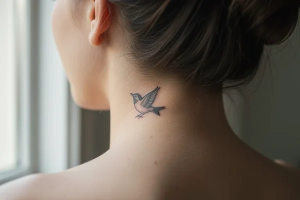51 Feminine Small Neck Tattoos Every Woman Will Love