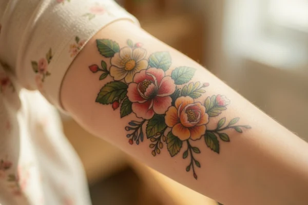 13 Empowering Floral Cover Up Tattoos with Hidden Meaning