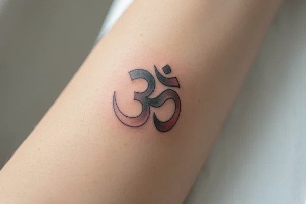 23 Inspiring Minimalist Om Tattoo Design with Hidden Meaning