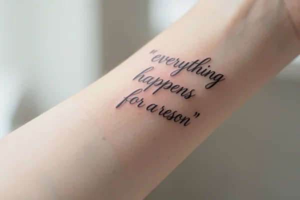 Why Are Elegant Everything Happens for a Reason Tattoos So Popular in 2026?