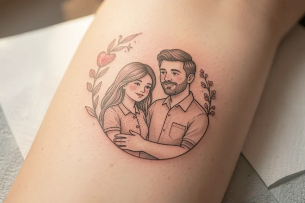 11 Heartfelt Small Mom and Dad Tattoos with Hidden Meaning