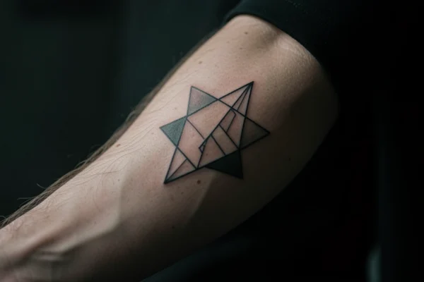 35 Charming Geometric Minimalist Tattoos Made for Bold Men