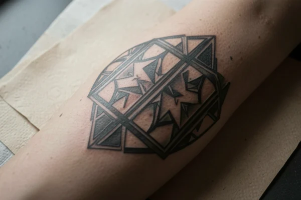 27 Minimalist Geometric Back Arm Tattoos Going Viral in 2026