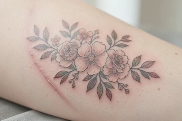 21 Empowering Delicate Scar Cover Up Tattoos with Hidden Meaning