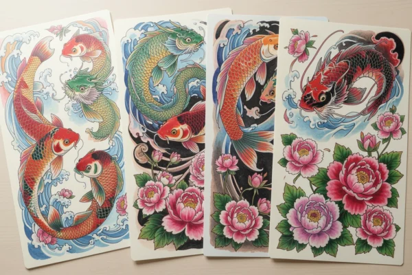 23 Heartfelt Colorful Traditional Japanese Tattoos You’ll Want to Try