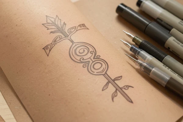 35 Fresh Minimalist Arm Cuff Tattoos Worth the Pain