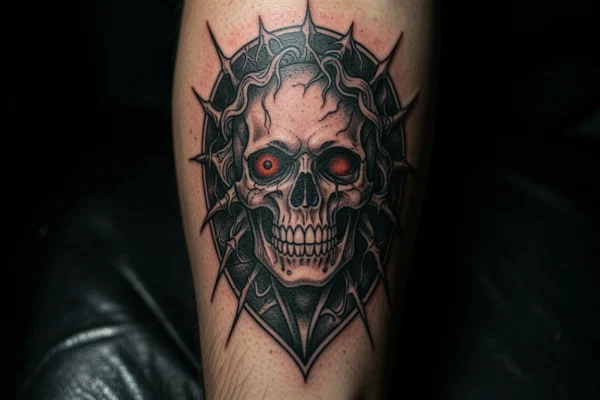 20 Rare Blackwork Horror Movie Inspired Tattoos for True Fans