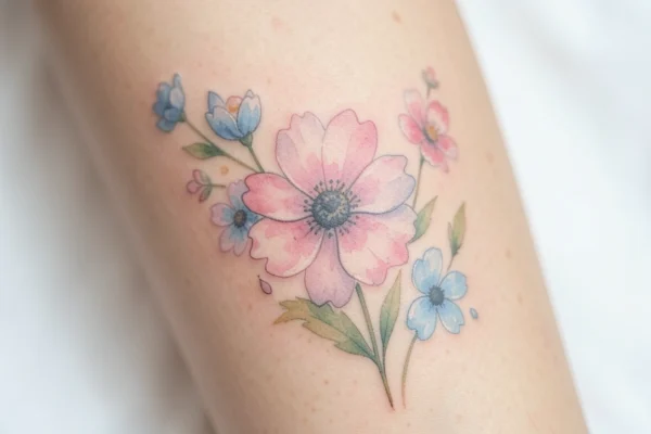 Need Watercolor May Birth Flower Tattoos Inspiration? Try These 9
