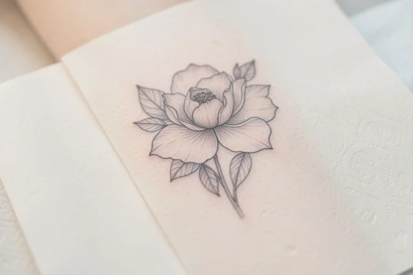 33 Gorgeous Floral Fine Line Tattoos to Save for Later