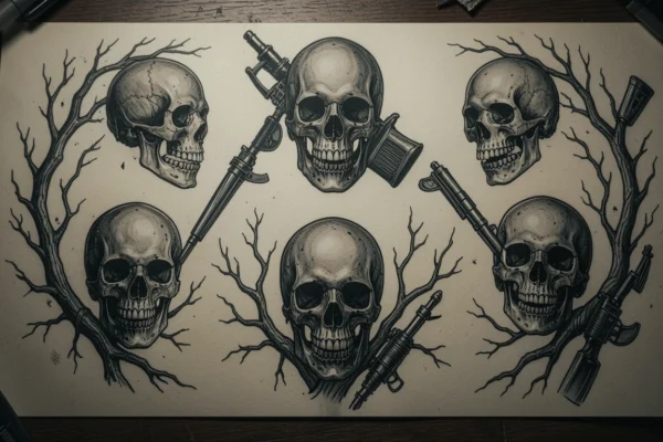 31 Edgy Dark Resident Evil Inspired Tattoos for Horror Fans