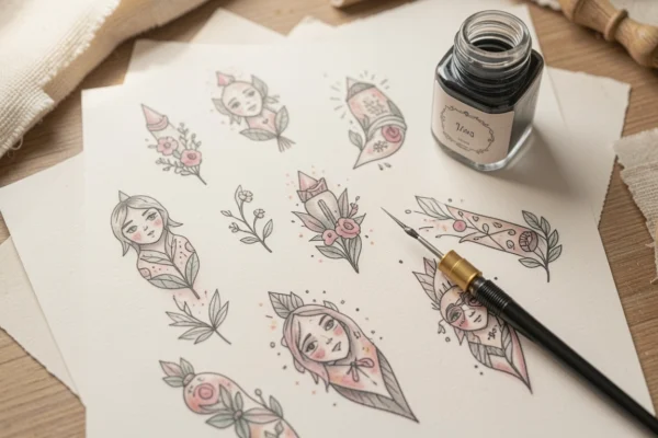 21 Creative Small Filler Tattoo Ideas for Sleeve Gaps