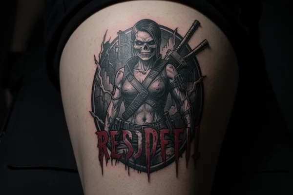 Are Blackwork Resident Evil Tattoos Right for Devoted Fans?