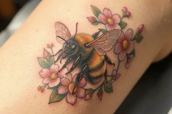 13 Heartfelt Meaningful Bumble Bee Tattoos with Hidden Meaning
