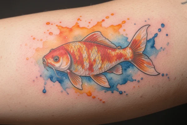31 Vibrant Watercolor Koi Fish Tattoo Designs to Try